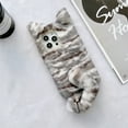thumbnail image 5 of Compatible with iPhone 14 Pro Max Case for Women Men & Kids, Lovely Plush Case Soft Warm Fluffy Furry Faux Fur Case Protective Case Cover for iPhone 14 Pro Max 6.7 inch, Gray, 5 of 6