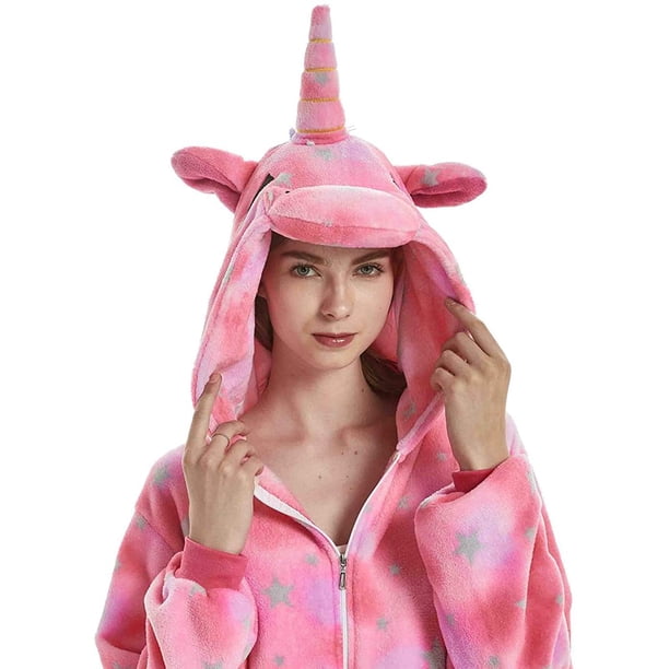 Animal Onesie pijamas para mujeres hombres Navidad Halloween Cosplay disfraz Adepaton CJWUS-5510