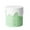 Green, variant on Desktop Trash Can, Green Cute Small Plastic Scandinavian Storage Bucket with Lid for Bedroom Bedside Office, Multi Scene Use with Wider Pressure Ring