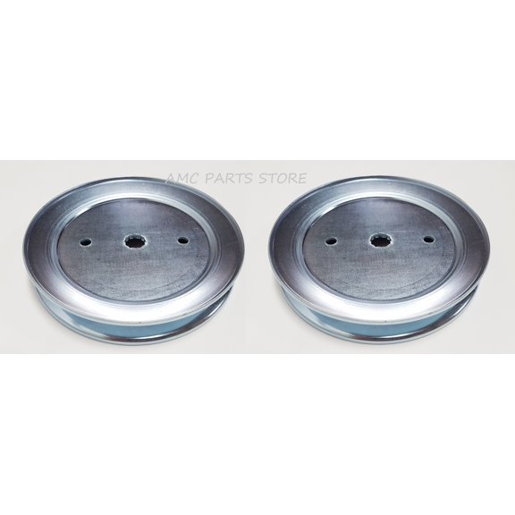 Set of 2, Pulleys Fits newer 42" & 46" Craftsman Husqvarna 195945 197473 532197473 532195945