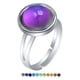 thumbnail image 5 of Anillo de estado de ánimo Anillo que Decoración de Declaración Minimalista Vintage Anillo abierto apilable Anillo de para, 5 of 9