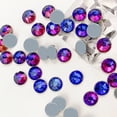 thumbnail image 4 of Dowarm 288 piezas SS30 Hotfix Crystal Rhinestones Hot Fix cristales para manualidades ropa cristal de cristal plano para decoración gemas redondas (llama azul/llama), 4 of 5