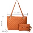 thumbnail image 1 of Bolso bandolera para mujer Casual 2 en 1 Conjunto de bolsos Moda para mujer Tote (marrón) Ndcxsfigh Para Estrenar, 1 of 5