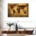 thumbnail image 3 of Elephant Stock Flags Of The World Map Wall Art - Horizontal Canvas Wall Art - Living Room Wall Decor - Map Canvas - Brown And Yellow Decor - 36" x 24", 3 of 8