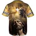 thumbnail image 3 of Lotusprinthandmade Personalized Name Christian Jesus Forgiven Unisex Baseball Jersey XS-5XL Multicolor, 3 of 5