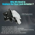 thumbnail image 3 of Unique Bargains Rear Liftgate Door Lock Actuator for Mazda CX-9 2016-2019 for Mazda 3 Hatchback 2010-2015 No.BJT662310, 3 of 7