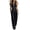 Black, variant on PBFRDSJ Women's Halter Neck Front Zip Jumpsuit Spaghetti Strap Wide Leg Casual Jumpsuits with Pockets Sizes S-2XL