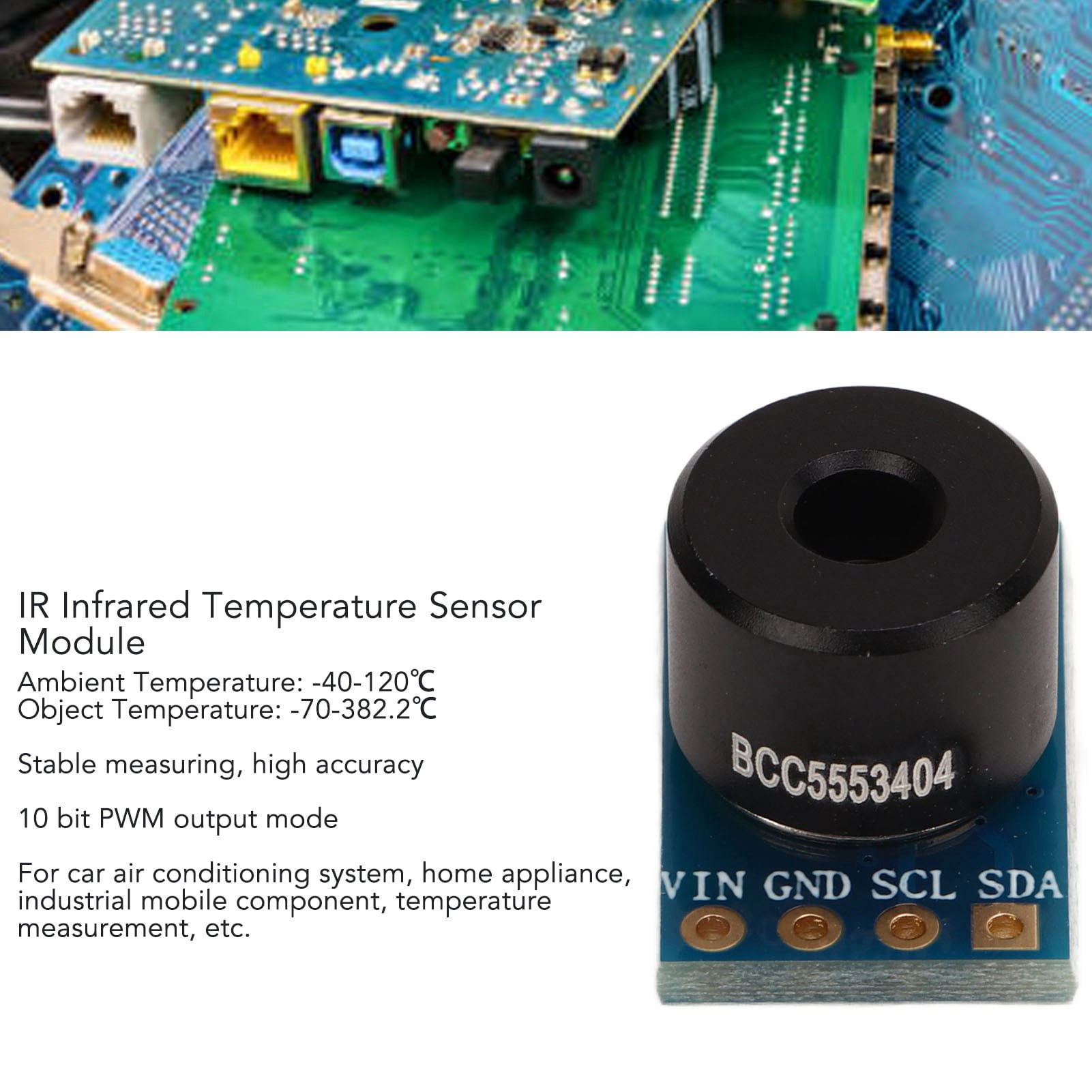 Sensore Di Temperatura MLX90614 GY906 Infrarossi Senza Contatto Tempera