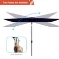 thumbnail image 6 of CHYVARY 10x7 ft Outdoor Patio Rectangle Market Umbrellas, Aluminum Frame Table Umbrella for Patio, Deck and Pool,Navy Blue, 6 of 9