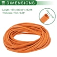 thumbnail image 4 of Unique Bargains Car Door Edge Protective Sealing Strip U-Type 49.21ft 15m Anti-scratch Collision Iron Orange, 4 of 6