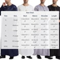 thumbnail image 2 of RXMEKW Long Sleeve Thobe for Men with Neck Zipper and Pocket, Arabic Style Casual Robe in Solid Color, 2 of 7