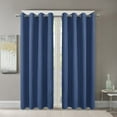 thumbnail image 1 of Indoor Blackout Curtain 52x108inch,navy blue,2 Panel, 1 of 5