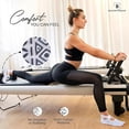 thumbnail image 5 of Pilates Grip Socks with Straps for Women - 3 Pairs of All Black, 5 of 5