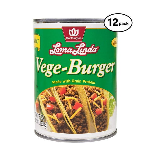 Loma Linda PlantBased Vege Burger (19 oz.) (Pack of