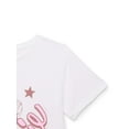 thumbnail image 2 of Barbie Cowgirl Girls Short Sleeve Graphic T-Shirt, Sizes 4-16, 2 of 3