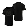 thumbnail image 2 of Icon Sports International Club Blackout Unisex Adult Cotton Shirt (Black Logo Print on Black) - [Chelsea, Large] - Custom Name/Number, 2 of 4