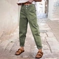thumbnail image 6 of Women's High Waisted Straight Leg Baggy Jeans Trendy Cargo Denim Pants, 6 of 8