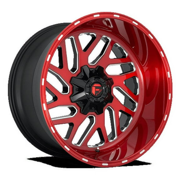 Fuel D691 Triton 22X10 5X114.3/5X127 -18Et 125.1Cb Candy Red Milled Wheel