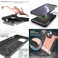 thumbnail image 4 of Bemz iPhone 13 Mini Bundle: Tri Shield Military Grade Armor Rugged Case (Spring Church), Premium Glass Screen Protectors (2-Pack), 4 of 8