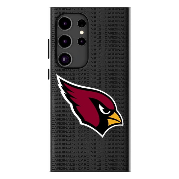 Keyscaper Arizona Cardinals Text Backdrop Galaxy Magnetic Bump Case