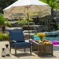 thumbnail image 2 of ARDEN Outdoor Deep Seating Cushion Set 24 x 24, Cobalt Blue Texture, 2 of 8