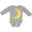AC-Heather Grey, variant on Inktastic Cute Yellow Moon Boys or Girls Long Sleeve Baby Bodysuit