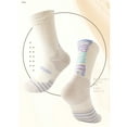 thumbnail image 2 of 3 Pack Elite Basketball Socks Cushioned Athletic Sports Crew Mid-Calf Socks for Men & Women, 2 of 9