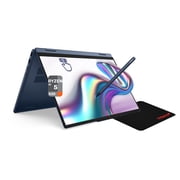 Lenovo IdeaPad 5 2-in-1, Laptop, AMD Ryzen AI 5-430, 16 GB DDR5 RAM, 512 GB PCIe SSD, 14" WUXGA (1920x1200) Touchscreen, AMD Radeon 840M, Backlit Keyboard, W11 Home, Cosmic Blue, Pen + Traix MousePad
