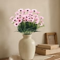 thumbnail image 4 of Leodye 1PCS Lifelike Artificial Flower Stems Fake Floral Decor for Home office Table Centerpiece Wedding Party Decoration -12.99 × 5.91 in, 4 of 5