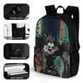 thumbnail image 3 of Death Note Ryuk Casual Backpack Shoulder Bag Daypack Computer Bag with Pocket High Capacity Schoolbag for Student College, 3 of 8