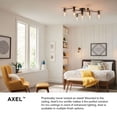 thumbnail image 3 of Hinkley Lighting - Seven Light Semi-Flush Mount - Axel - 7 Light Extra Large, 3 of 4