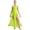 FluorescentGreen, variant on Sinleey Women Lyrical Dance Dress Sleeveless Sparkling Rhinestones Split Maxi Dress Ballroom Dancewear Blue S