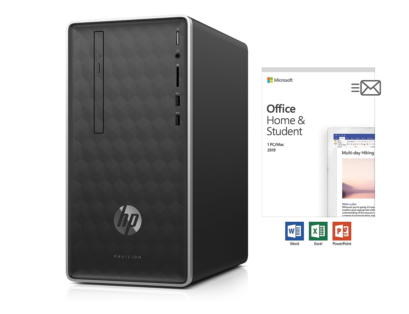 HP Pavilion Desktop Tower, Intel Core i38100 (up to 3.60 GHz), 32GB