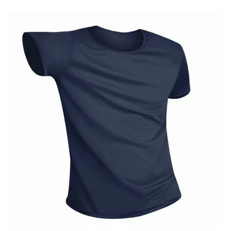 Waterproof Men T-Shirt Hydrophobic Stainproof Quick Dry Breathable