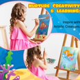 thumbnail image 4 of Set de pintura para fiestas Ireer Kids Sip & Paint con lienzo y delantal, 4 of 6