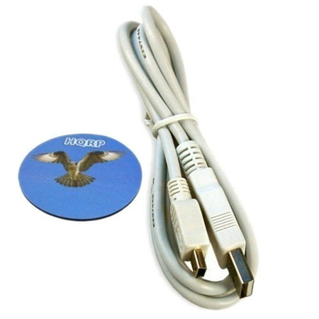 White Mini Usb - HQRP USB to mini USB Cable (White) for Garmin n?vi 56 / 56LM / 56LMT / 57 / 57LM / 57LMT / 58 / 58LM / 58LMT / 65LM / 65LMT plus HQRP Coaster