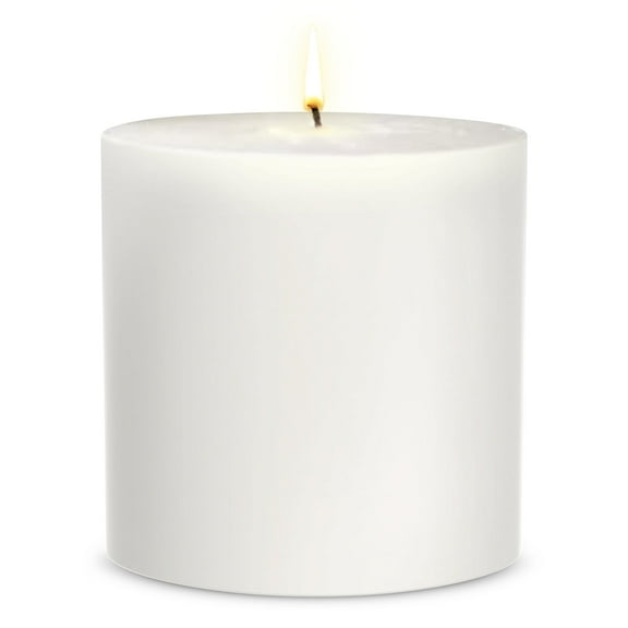 White Pillar Candles