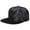 BLACK, variant on Snapback Hat for Men Women,Hip Hop Style Colorful Flat Bill Hats Teens Adjustable Baseball Cap