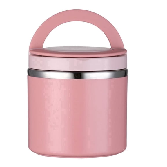 630ml Stainless Steel Insulated Food Jar, Leak-Proof Soup Container with Handle, Portable Sealed Breakfast Soup Cup for Work & Travel