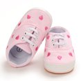 thumbnail image 3 of Borniu Toddler Shoes Toddler Kids Baby Boys Girls Star Heart Flat Rubber Non-Slip Walking Shoes, 3 of 4