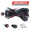 thumbnail image 3 of Kit de arnés de cables para lámpara de conducción, luz antiniebla Led, interruptor de cableado, fusible de relé, 40a, 12v, 3 of 5