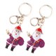 thumbnail image 2 of uds Santa llavero colgante coche de Navidad lindo colgante de moda lindo encanto decoraciones rosa rojo, 2 of 5