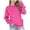 Hot Pink, variant on Toddler Girls Boys Sweatshirts Toddler Long Sleeve Pullover Sweatshirts Kids Boys Crewneck Tops Shirts Black 7-8 Years