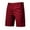 63#Red, variant on Ftwytp Men's Elastic Waist Cargo Shorts Summer Relaxed Fit Outdoor Work Shorts Athletic Workout Gym Shorts with Multi Pocket