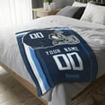 thumbnail image 2 of Tennessee Blanket Gifts for Men Women Boy Throw Blanket Custom Name and Number, 2 of 5