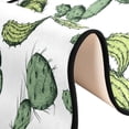 thumbnail image 5 of Coolnut Soft Non-Slip Washable Carpet 24 * 72In Runner Rug High-Density Space Elastic Kitchen Relieve Foot Pressure Bathroom Entrance (6 PCS of Non-Slip Stickers)-Green Cactus Home Decor Gifts, 5 of 7