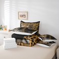 thumbnail image 5 of YST Leopard 7Pcs Bedding Set, Wild Animal Theme, Full Size, 3D Animal Printed, Polyester, Comforter & Duvet Type, 7 Count, 5 of 5