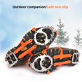 thumbnail image 3 of Eigraketly Crampones de 18 Zapatos Crampones Cubiertas de zapatos de acero inoxidable Garra de nieve Crampones de hielo Deportes de nieve No.1 Eigraketly OD009568-01, 3 of 6