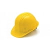 Pyramex Yellow Cap Style 4 Point Snap Lock Suspension Hard Hat