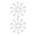 thumbnail image 1 of CRAFTHROU 20Ensemble Casse-Tête à Ressort en Argent pour Performance en Gros Plan et Fournitures de Scène, 1 of 7